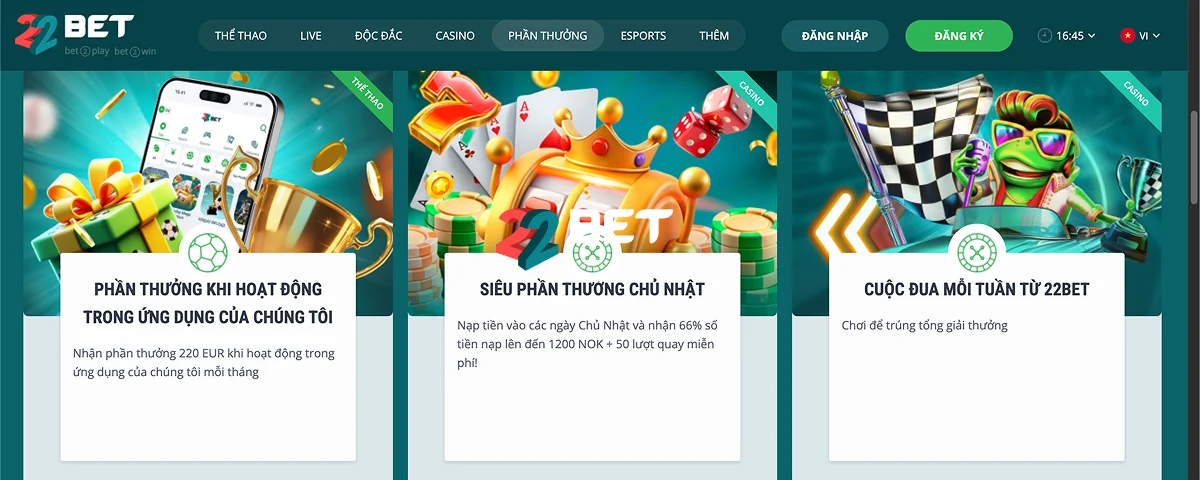 22Bet Tải Xuống Phiên Bản Di Động